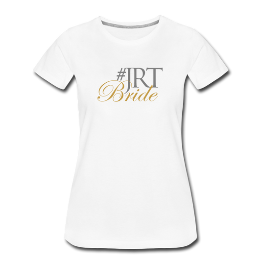 JRTBride Fitted Crew Neck T-Shirt Gold - white