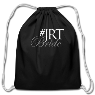JRTBride Cotton Drawstring Bag (S) - black