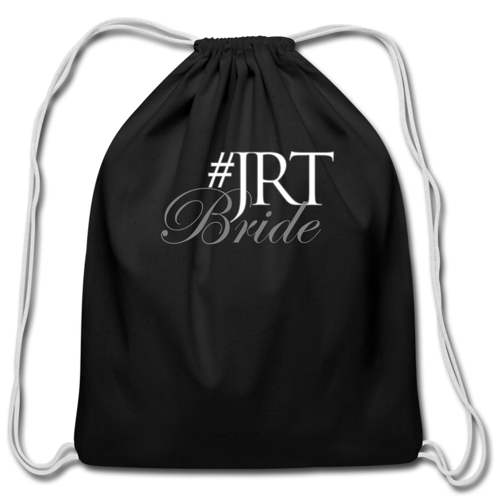 JRTBride Cotton Drawstring Bag (S) - black