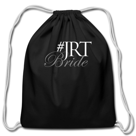 JRTBride Cotton Drawstring Bag (S) - black