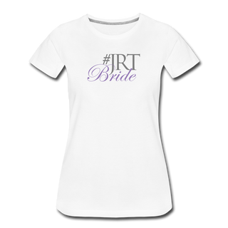 JRTBride Fitted Crew Neck T-Shirt Lavender - white