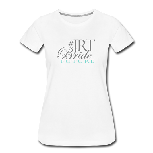 Future JRTBride Fitted Crew Neck T-Shirt Tiffany Blue - white