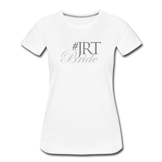 JRTBride Fitted Crew Neck T-Shirt Silver - white